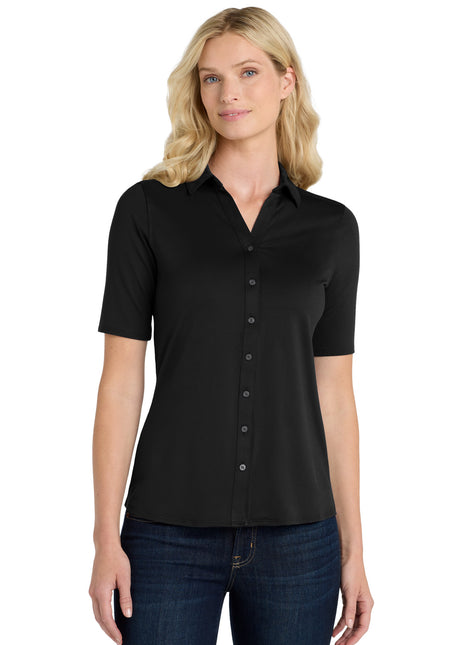 Port Authority® Women's City Stretch Top. LK682 - Black | Port Authority
