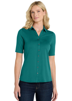 Port Authority® Women's City Stretch Top. LK682 - Dark Teal | Port Authority