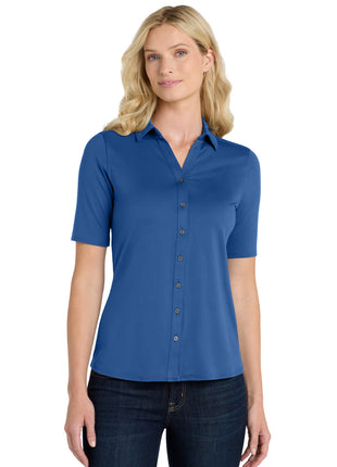 Port Authority® Women's City Stretch Top. LK682 - True Blue | Port Authority