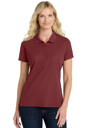 Port Authority® Women's SuperPro React™  Polo. LK810 - Burgundy | Port Authority