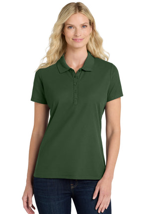 Port Authority® Women's SuperPro React™  Polo. LK810 - Dark Green | Port Authority