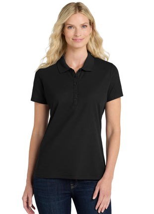 Port Authority® Women's SuperPro React™  Polo. LK810 - Deep Black | Port Authority
