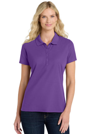 Port Authority® Women's SuperPro React™  Polo. LK810 - Purple | Port Authority