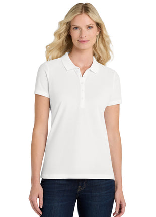 Port Authority® Women's SuperPro React™  Polo. LK810 - White | Port Authority
