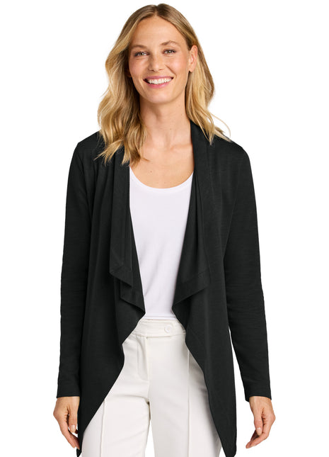Port Authority® Women's Breakwater Open Cardigan LK820 - Deep Black | Port Authority