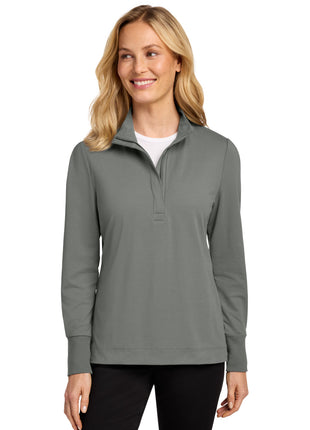Port Authority® Women's Fairway Stretch 1/4-Zip LK829 - Shadow Grey | Port Authority