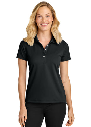 Port Authority® Women's Dry Zone® Stain-Release Grid Polo LK845 - Deep Black | Port Authority