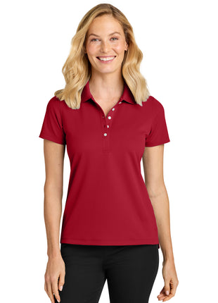 Port Authority® Women's Dry Zone® Stain-Release Grid Polo LK845 - Rich Red | Port Authority