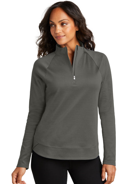 Port Authority® Women's C-FREE® Cypress 1/4-Zip LK870 - Grey Steel | Port Authority