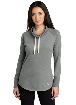 New Era ® Women's Sueded Cotton Blend Cowl Tee LNEA123 - Shadow Grey Heather | New Era