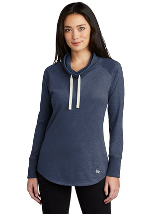 New Era ® Women's Sueded Cotton Blend Cowl Tee LNEA123 - True Navy Heather | New Era