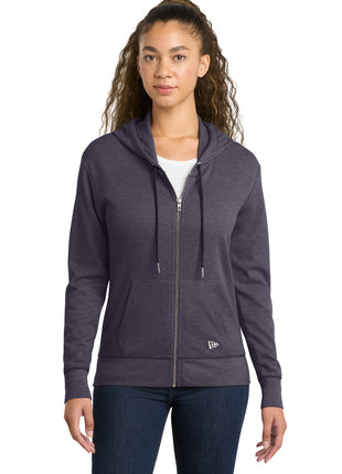 New Era® Women's Thermal Full-Zip Hoodie LNEA141 - True Navy Heather | New Era
