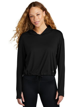 New Era® Women's Power Long Sleeve Hoodie LNEA229 - Black | New Era