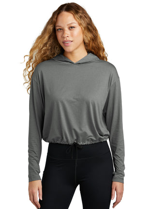 New Era® Women's Power Long Sleeve Hoodie LNEA229 - Shadow Grey Heather | New Era