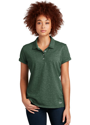 New Era ® Women's Slub Twist Polo LNEA301 - Dark Green Twist | New Era