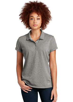 New Era ® Women's Slub Twist Polo LNEA301 - Shadow Grey Twist | New Era