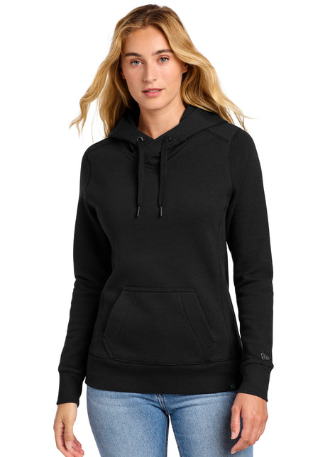 New Era ® Women's French Terry Pullover Hoodie. LNEA500 - Black | New Era