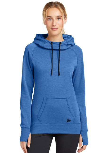 New Era ® Women's Tri-Blend Fleece Pullover Hoodie. LNEA510 - Royal Heather | New Era