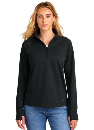 New Era® Women's Stand Out 1/4-Zip LNEA515 - Black | New Era