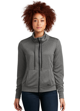New Era® Women's Performance Terry Full-Zip Cowl LNEA530 - Graphite Heather | New Era