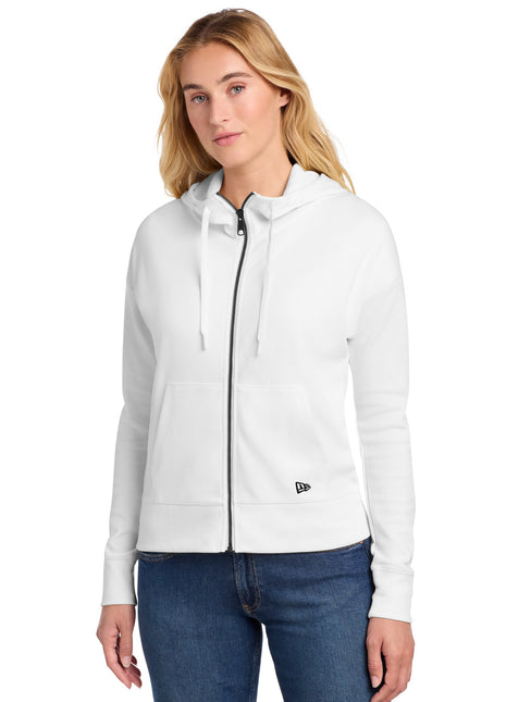 New Era® Women's STS Full-Zip Hoodie LNEA540 - Fan White | New Era