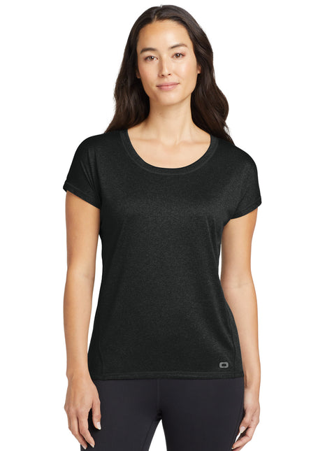 OGIO ® Women's Pulse Dolman Tee LOE324 - Blacktop | OGIO