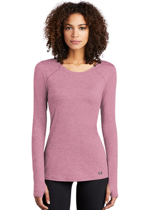 OGIO ® Women's Force Long Sleeve Tee LOE340 - Lilac Heather | OGIO