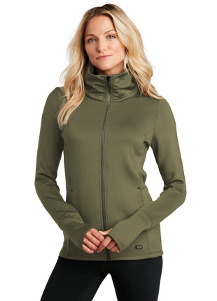 OGIO ® Women's Modern Performance Full-Zip. LOE703 - Deep Olive | OGIO