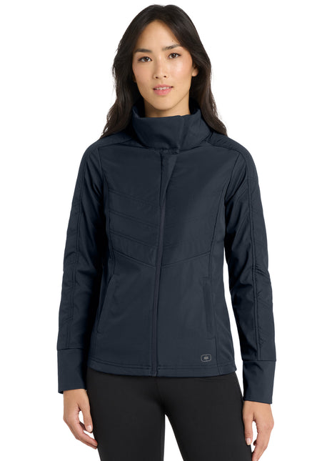 OGIO® Women's Brink Soft Shell. LOE722 - Propel Navy | OGIO