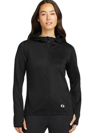 OGIO ® Women's Stealth Full-Zip Jacket. LOE728 - Blacktop | OGIO