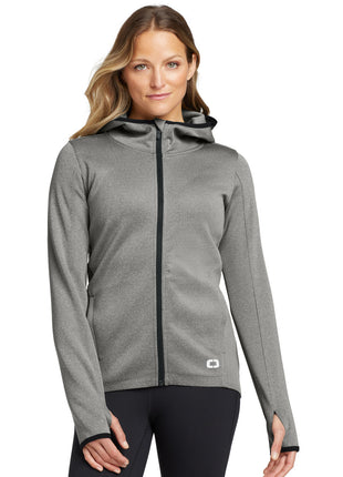 OGIO ® Women's Stealth Full-Zip Jacket. LOE728 - Heather Grey | OGIO