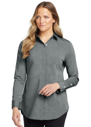 OGIO ® Women's Commuter Woven Tunic. LOG1002 - Gear Grey Heather | OGIO