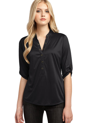OGIO® - Crush Henley. LOG111 - Blacktop | OGIO