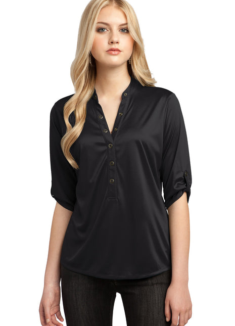 OGIO® - Crush Henley. LOG111 - Blacktop | OGIO