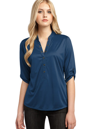 OGIO® - Crush Henley. LOG111 - Blue Indigo | OGIO
