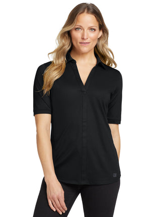 OGIO® Women's Metro Polo. LOG130 - Blacktop | OGIO