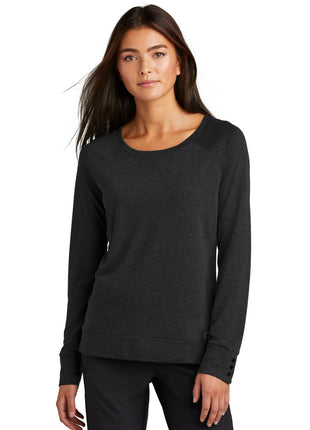 OGIO® Women's Command Long Sleeve Scoop Neck LOG150 - Blacktop | OGIO