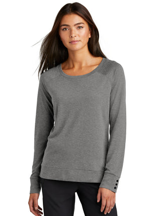 OGIO® Women's Command Long Sleeve Scoop Neck LOG150 - Gear Grey | OGIO