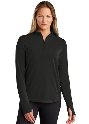 OGIO® Women's Motion 1/4-Zip LOG153 - Blacktop | OGIO