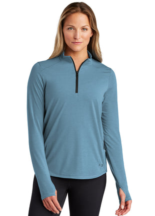 OGIO® Women's Motion 1/4-Zip LOG153 - Blue Mist | OGIO