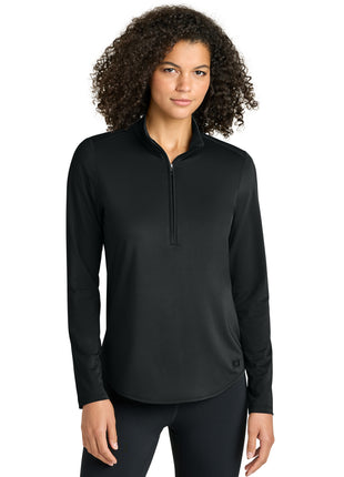 OGIO® Women's Regain 1/2-Zip LOG172 - Blacktop | OGIO