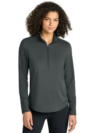 OGIO® Women's Regain 1/2-Zip LOG172 - Tarmac Grey | OGIO