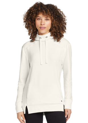 OGIO ® Women's Luuma Pullover Fleece Hoodie. LOG810 - Ivory Snow | OGIO