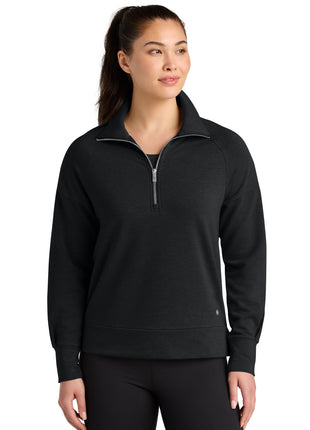 OGIO® Women's Luuma 1/2-Zip LOG814 - Blacktop | OGIO