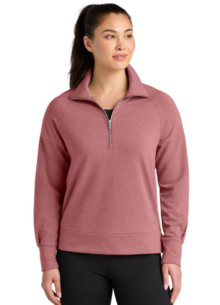 OGIO® Women's Luuma 1/2-Zip LOG814 - Desert Pink | OGIO