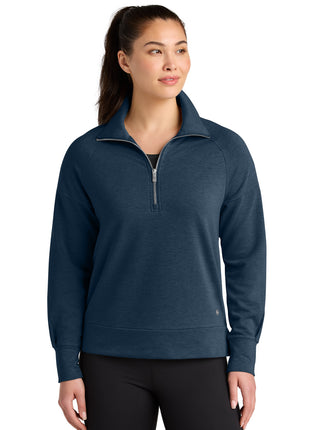 OGIO® Women's Luuma 1/2-Zip LOG814 - River Blue Navy | OGIO