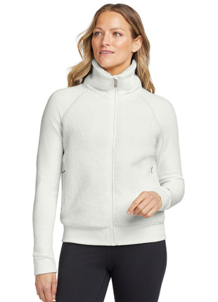 OGIO ® Women's Luuma Sherpa Full-Zip. LOG815 - Ivory Snow | OGIO