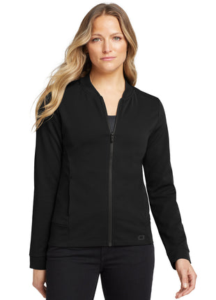 OGIO ® Women's Hinge Full-Zip. LOG820 - Blacktop | OGIO