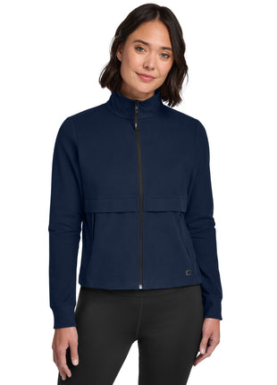 OGIO® Women's Outstretch Full-Zip LOG830 - River Blue Navy | OGIO