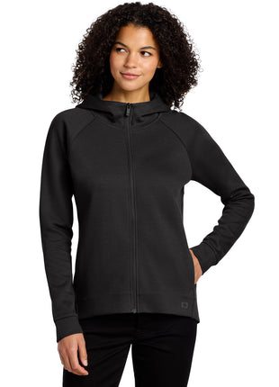 OGIO® Women's Bolt Full-Zip Hoodie LOG850 - Blacktop | OGIO